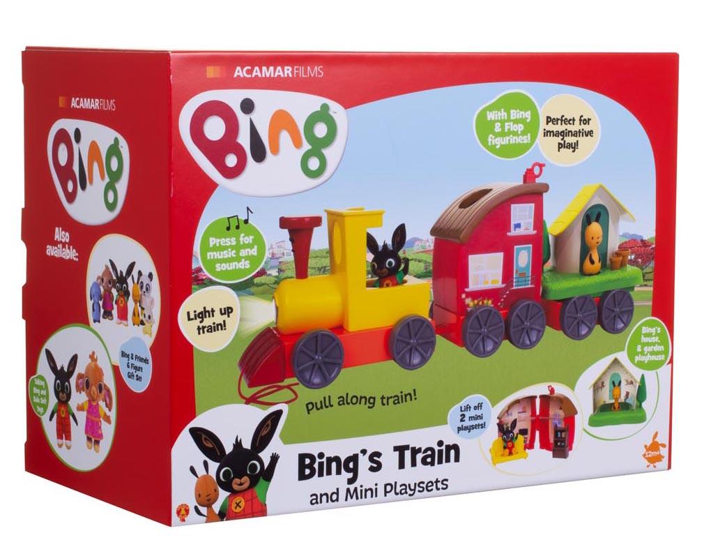 Królik BING Pociąg Binga muzyczny lokomotywa 3547