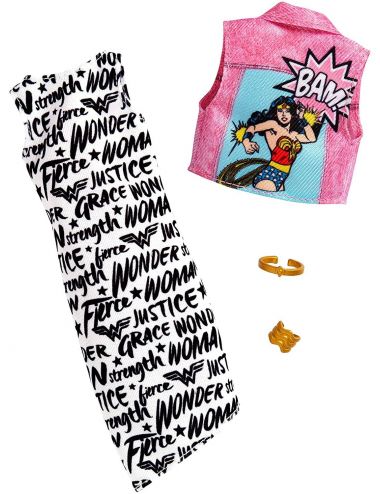 Barbie zestaw ubranek z serii Wonder Women FXK84