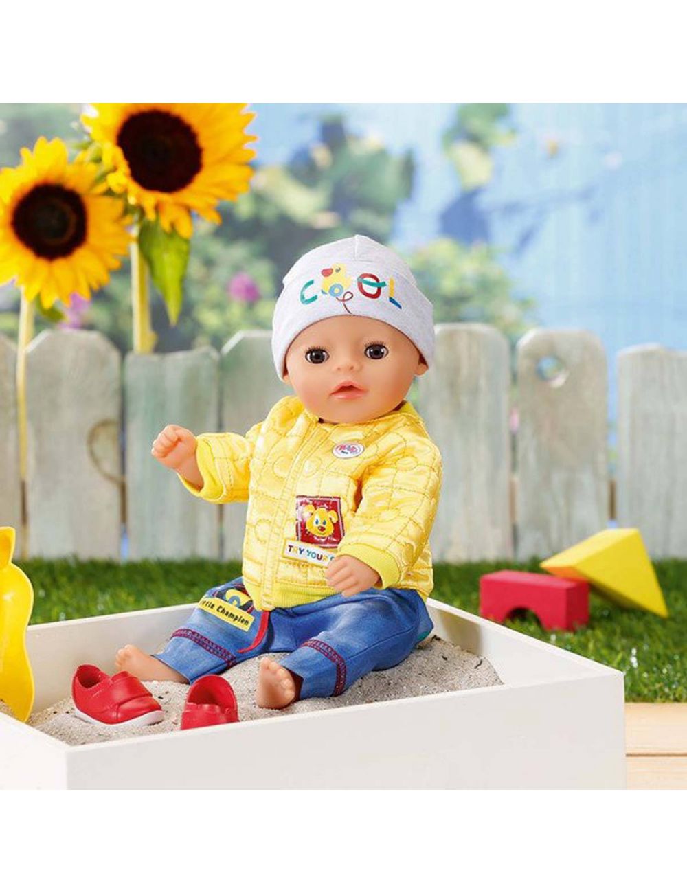 Baby Born Żółta kurtka dla lalki, Little Cool Kids 827918