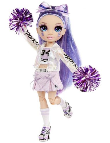 Rainbow High Cheer Doll Violet Willow Lalka Cheerleaderka 572084