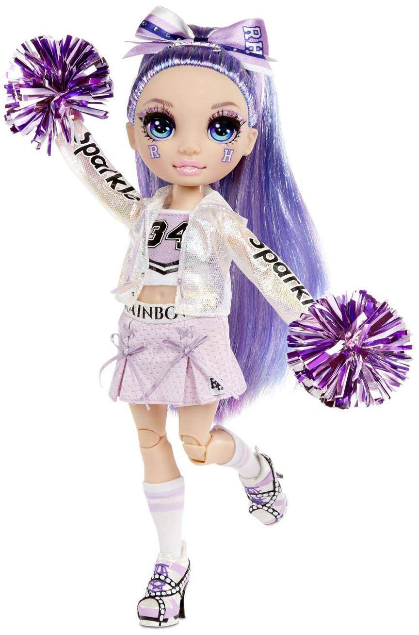 Rainbow High Cheer Doll Violet Willow Lalka Cheerleaderka 572084