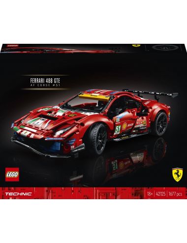 LEGO Technic Ferrari 488 GTE “AF Corse 51” 42125
