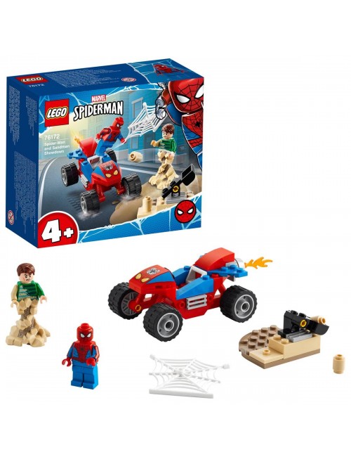 LEGO Spiderman Pojedynek Spider-Mana z Sandmanem 76172