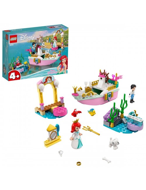 LEGO Disney Świąteczna łódź Arielki 43191