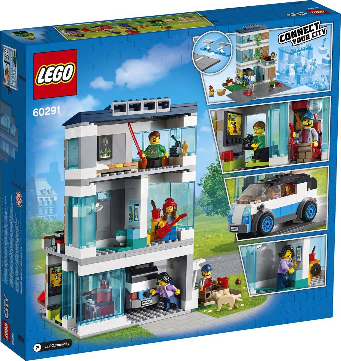 LEGO City Dom rodzinny Ekologiczny domek 60291