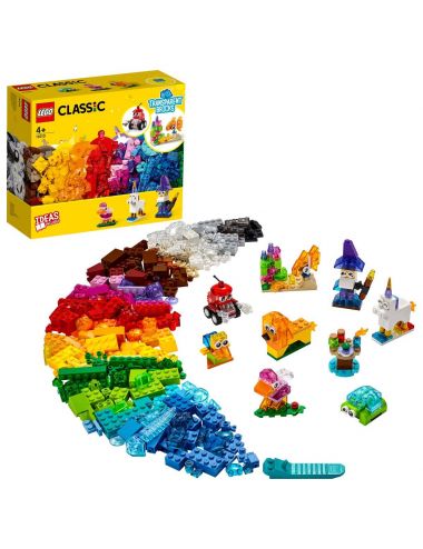 LEGO Classic KREATYWNE Przezroczyste Klocki 11013