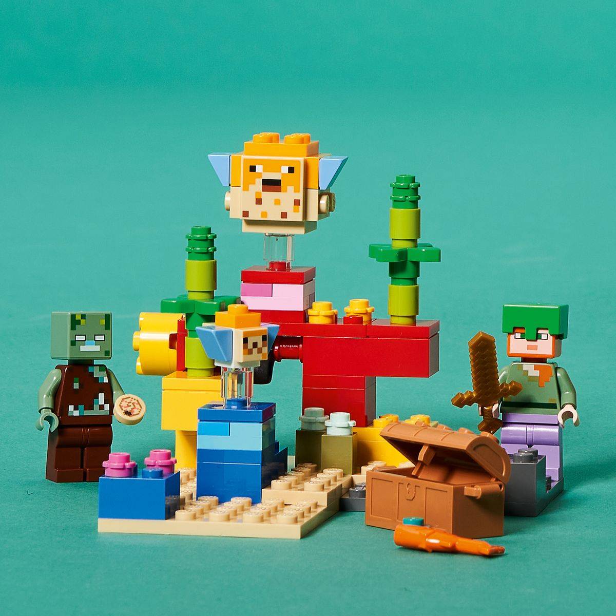 LEGO MINECRAFT Rafa koralowa klocki 21164