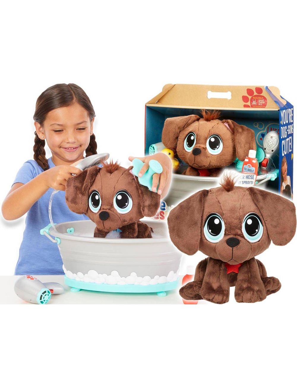 Little Tikes 655265 Wanna z Pluszowym Czekoladowym Pieskiem Little Tikes 655265 Wanna z Pluszowym Czekoladowym Pieskiem