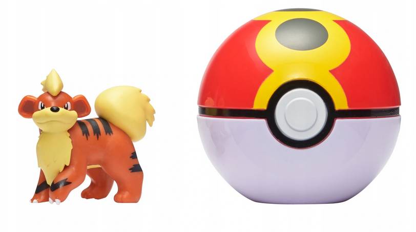 Pokemon Clip'N'Go Figurka Glowlithe i Repeat Ball 79409