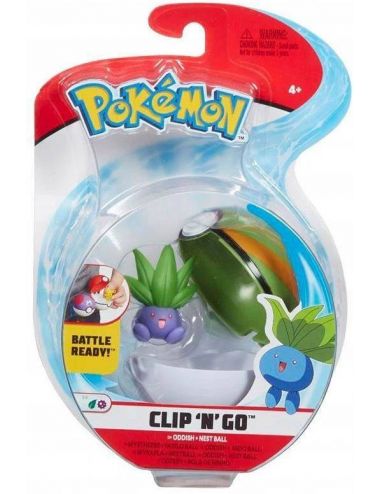 Pokemon Clip'N'Go Figurka Oddish Nest Poke Ball 76538