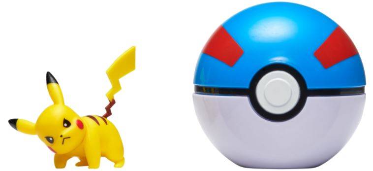 Pokemon Clip'N'Go Figurka Pikachu Great Poke Ball 79416