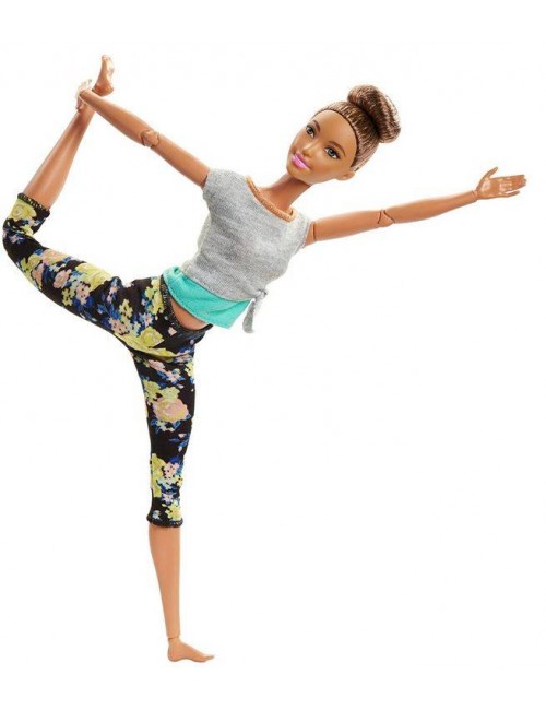 Lalka Barbie FTG82 Made to Move Gimnastyczka Szatynka