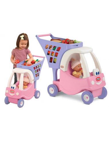 Little Tikes PCHACZ Cozy Coupe Różowy Wózek Na Zakupy 620195