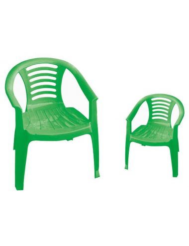 PalPlay Krzesło dla dziecka Plastikowe Zielone M332