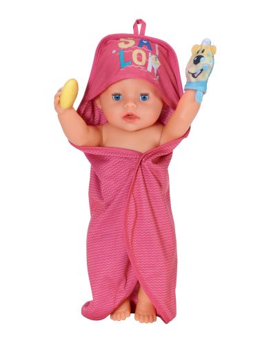 Baby Born Ręcznik z Kapturem i Akcesoria 830635