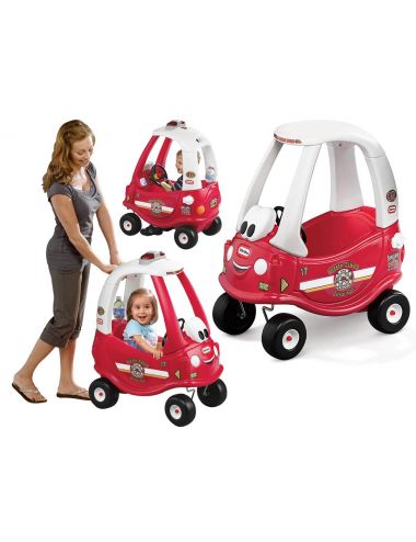 Little Tikes COZY Straż Pożarna Jeździk Samochód Pchacz Czerwony