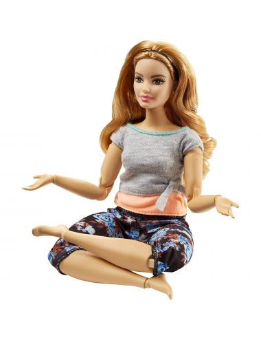 Lalka Barbie FTG84 Made to Move Gimnastyczka Blond