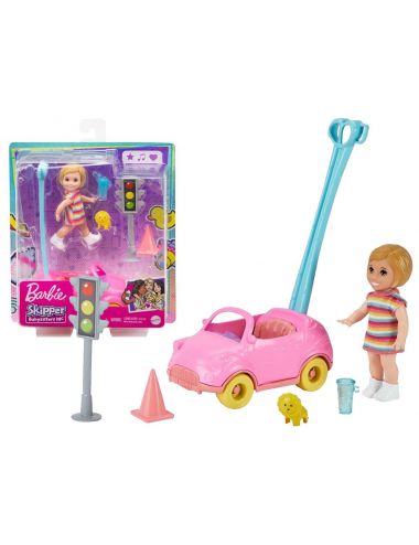 Barbie Laleczka Opiekunka Autko Spacer GRP17