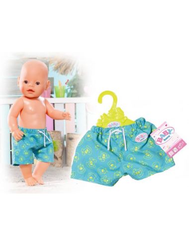 Baby Born Szorty Plażowe Letnie 825457 niebieskie