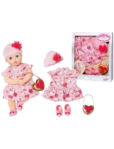 Baby Annabell Sukienka różowa w kwiatki 702031