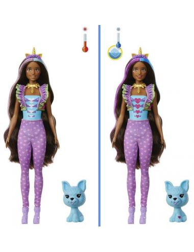 Barbie Jednorożec Fantazja Color Reveal Niespodzianka GXV95