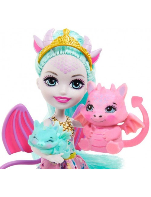 Enchantimals Lalka Rodzina Smoki Deanna Dragon GYJ09 Mattel