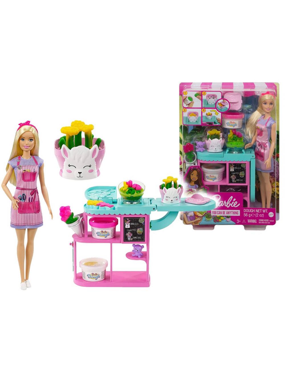 Barbie Kwiaciarka Lalka i Akcesoria Zestaw GTN58