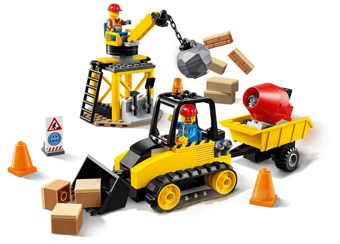 LEGO City buldożer budowlany koparka 60252