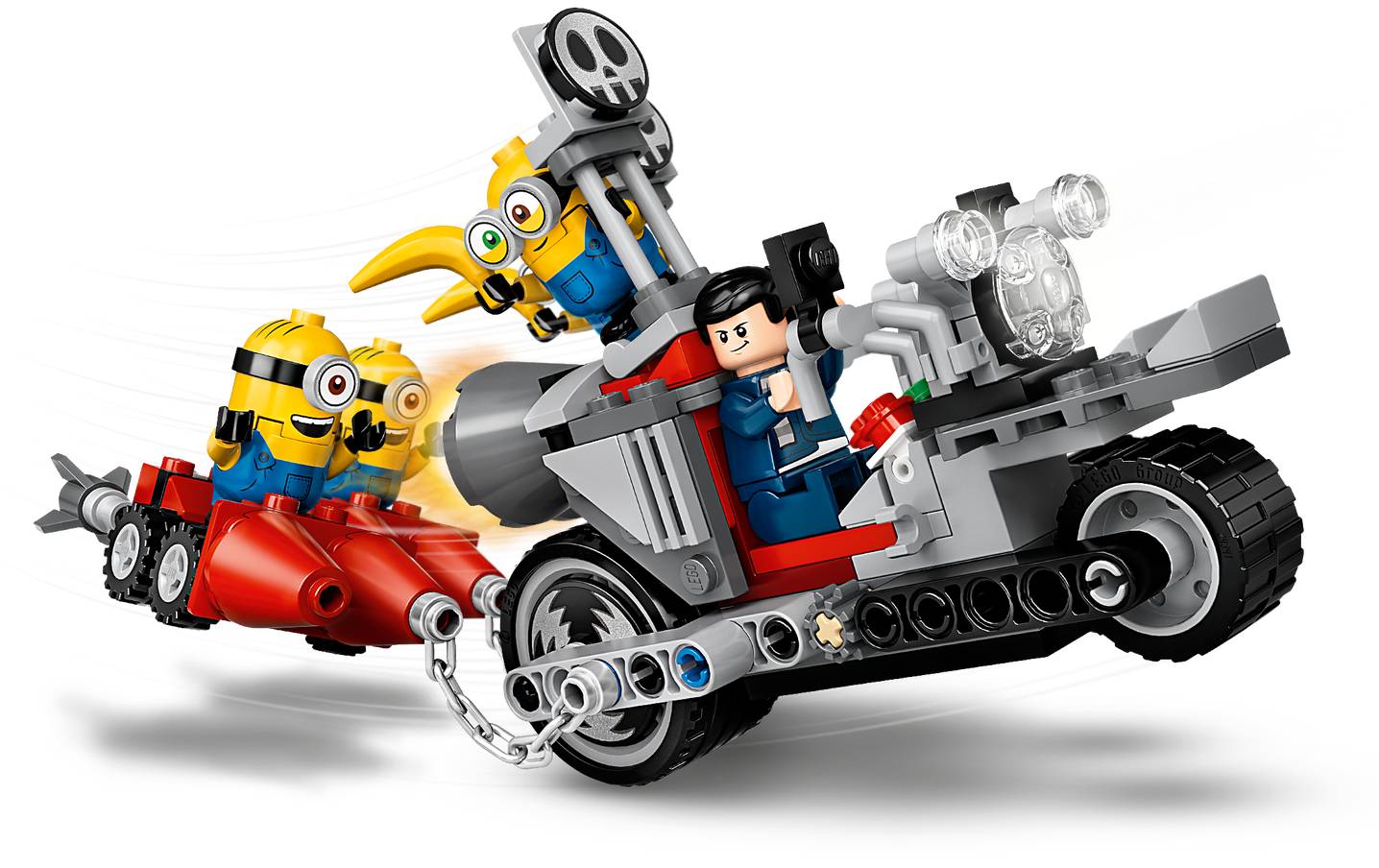 LEGO Minions niepowstrzymany motocykl ucieka minionki 75549