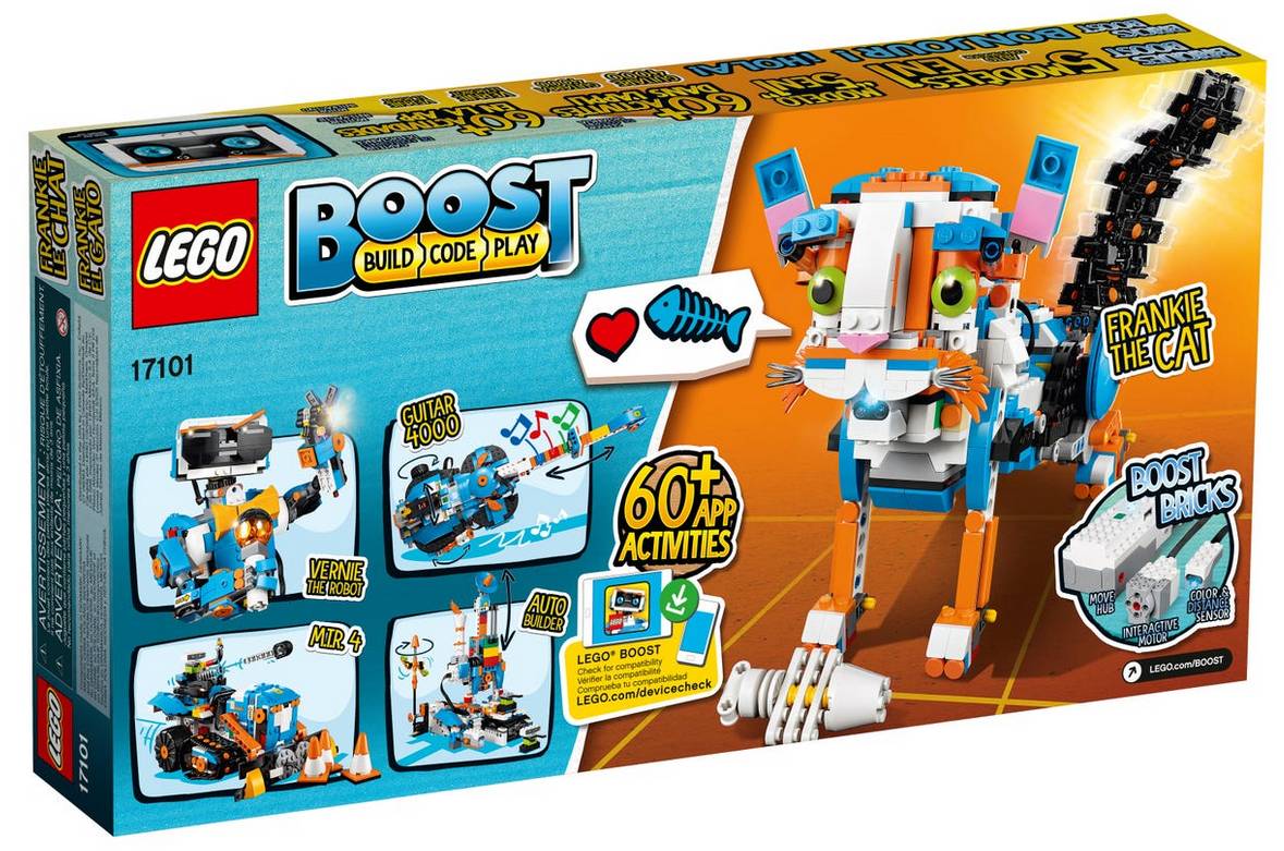 LEGO BOOST Zestaw kreatywny 5w1 interaktywny 17101