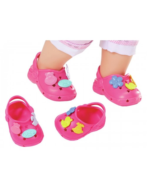 Baby Born Buciki Crocsy z Przypinkami Jasny Róż 824597