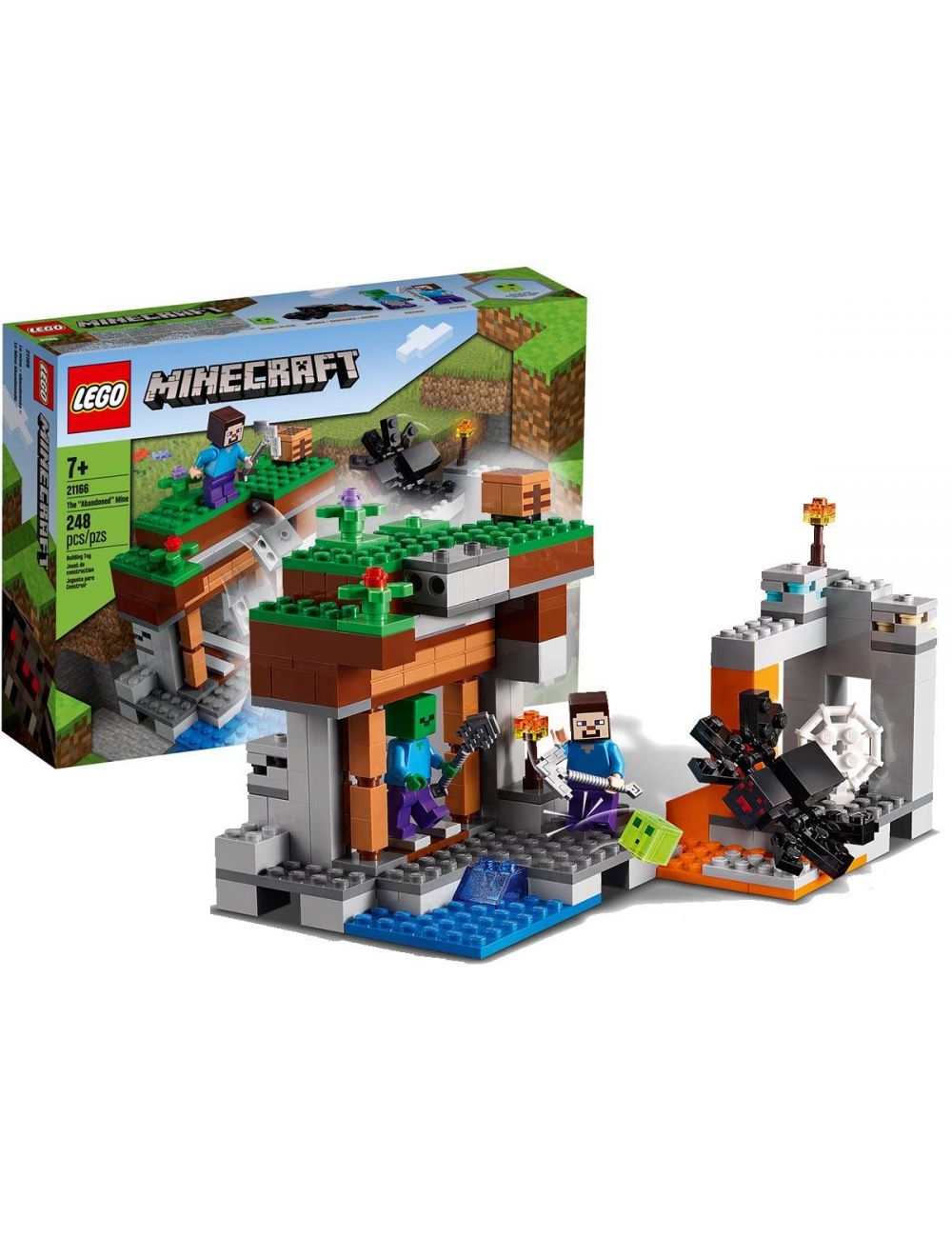 LEGO MINECRAFT Opuszczona Kopalnia Klocki 21166