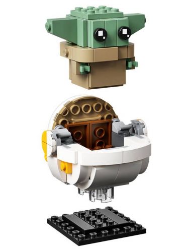 LEGO STAR WARS Mandalorianin i Dziecko BrickHeadz 75317