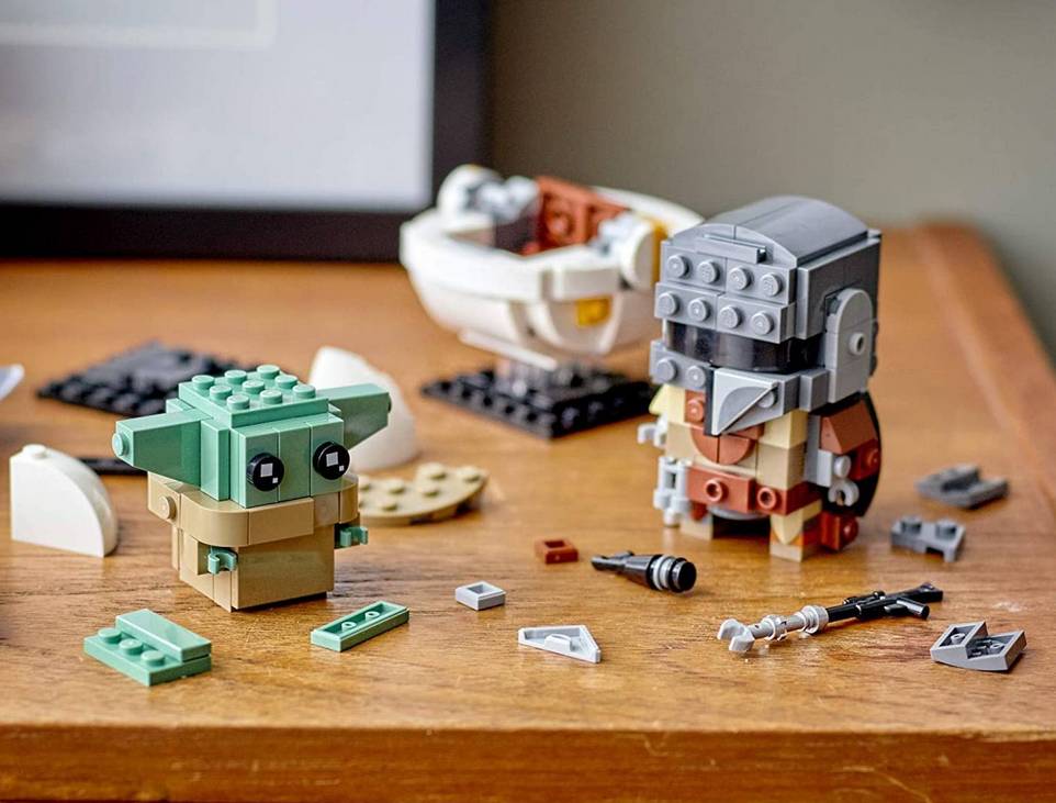 LEGO BRICKHEADZ Star Wars mandalorianin i dziecko 75317