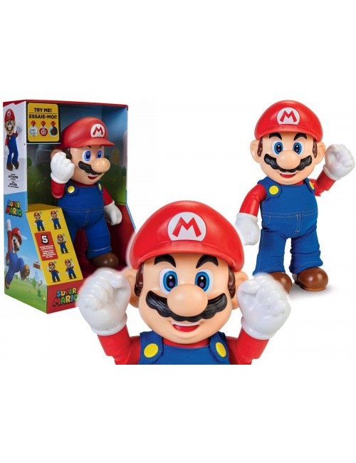 Super Mario Figurka Interaktywna To-Ja z Dźwiękiem 30cm 404304