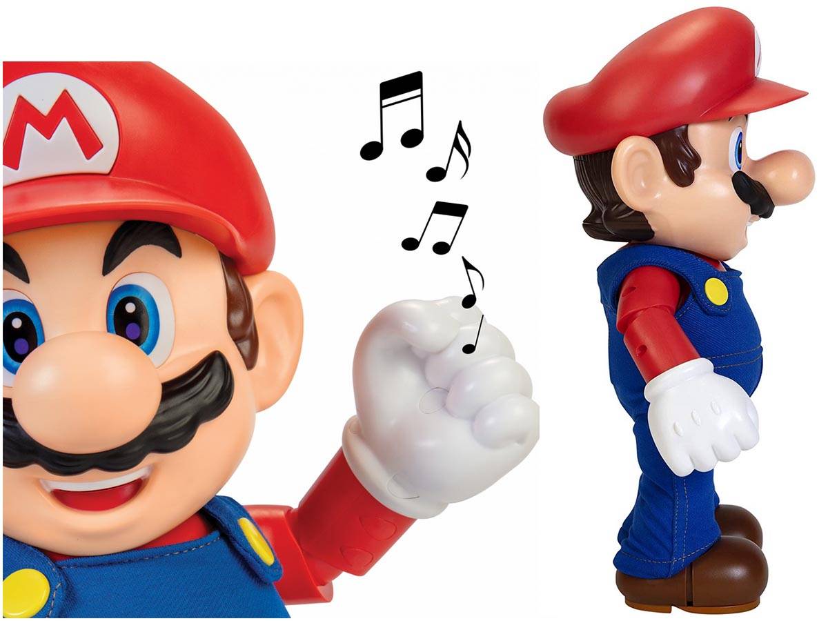 Super Mario Figurka Interaktywna to ja z dzwiekiem 30cm 404304