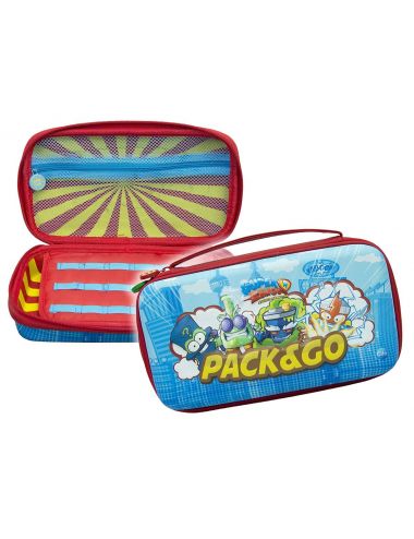 Super Zings etui podróżne saszetka z figurką Super Zings etui podróżne saszetka z figurką