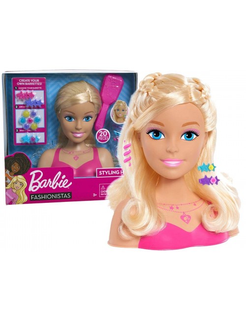 Barbie Głowa Blond do Stylizacji 62535