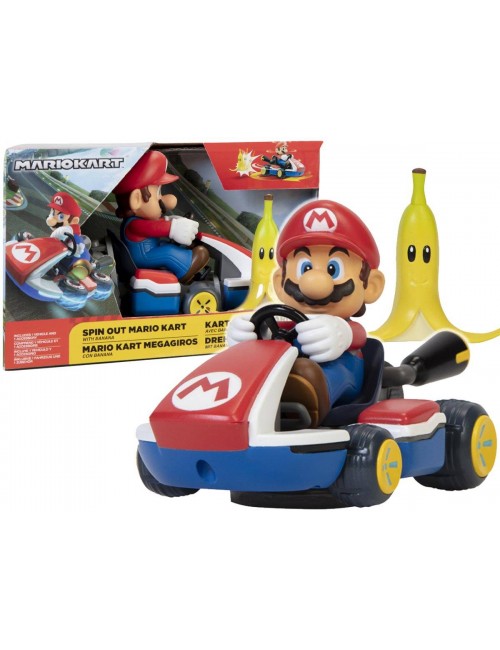 Super Mario Obracający się Gokart Samochód Mario 40874