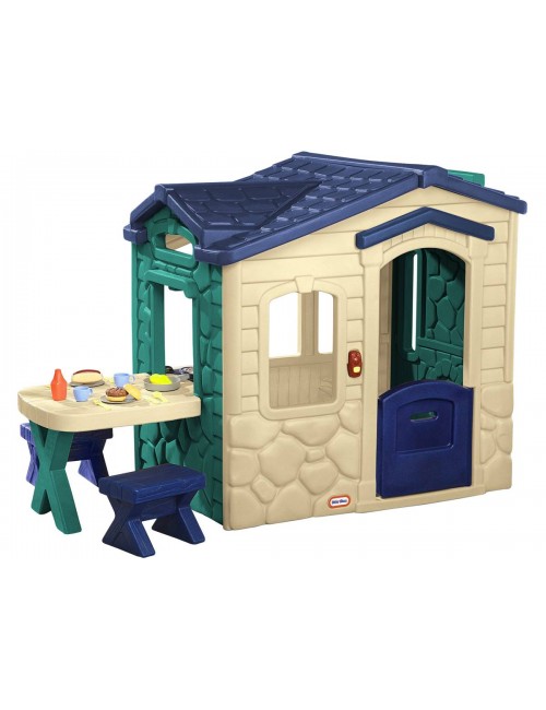 Little Tikes Domek Ogrodowy Piknikowy z Patio i Magicznym Dzwonkiem 174117