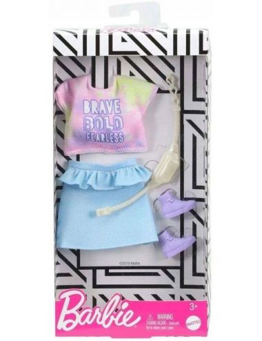 Barbie Ubranko dla Lalki Bluzeczka i Spódniczka Modne Kreacje GHW86