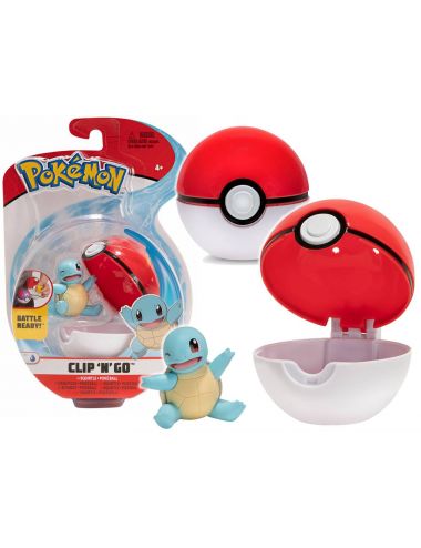 Pokemon Figurka Squirtle Clip'N'Go Poke Ball