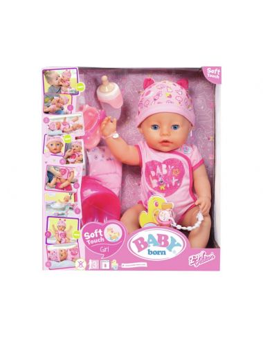 Baby Born Lalka Interaktywna Dziewczynka Soft Touch 824368