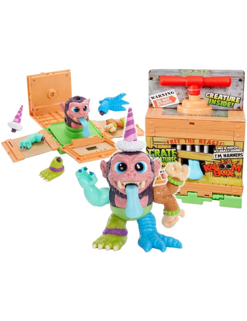 Crate Creatures KaBOOM Box Nanners Figurka Interaktywna 557227