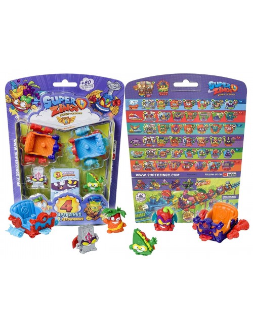 Super Zings AeroWagon 4 figurki 2 pojazdy Seria 5