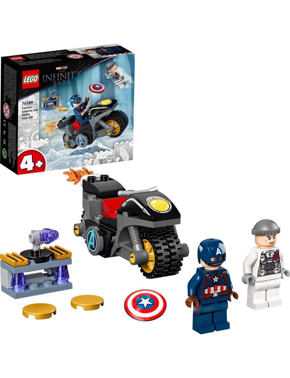 LEGO Marvel Kapitan Ameryka i pojedynek z Hydrą 76189