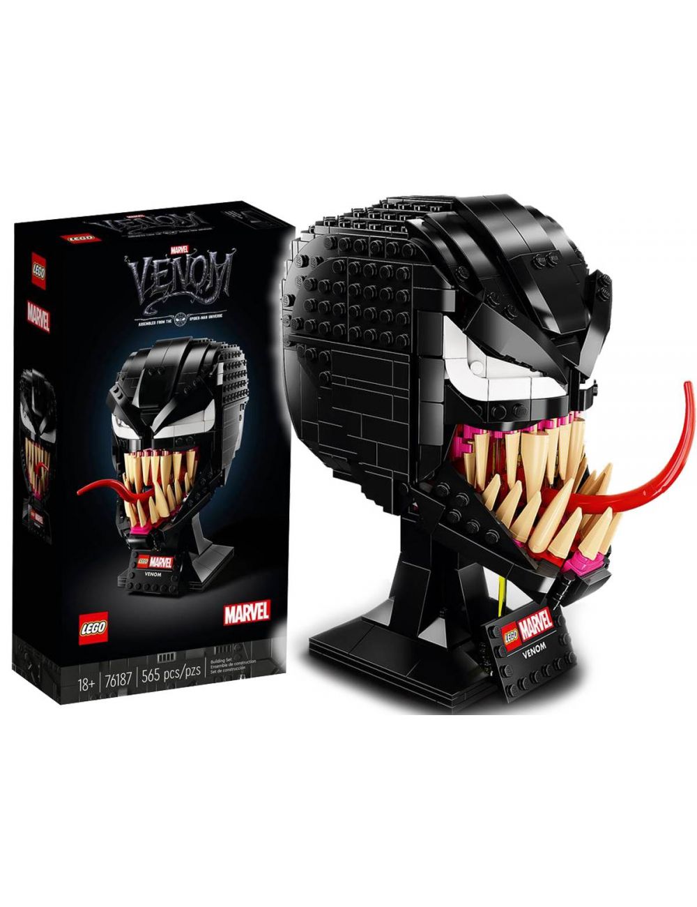 LEGO Marvel Venom Głowa Spider Man 76187