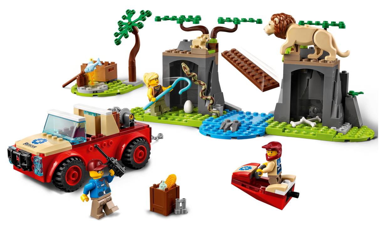 LEGO City Terenowka ratownikow dzikich zwierzat 60301