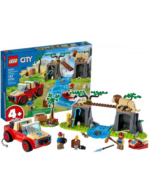 LEGO City Terenówka Ratowników Dzikich Zwierząt 60301