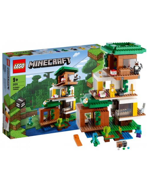 LEGO Minecraft Nowoczesny Domek na Drzewie 21174